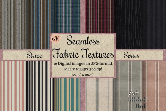 6K Seamless Stripe Fabric Textures for Creative Projects