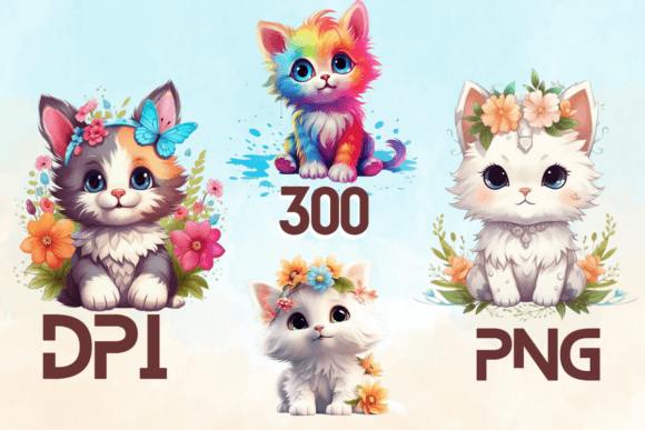 Adorable 3D Baby Cat Art for Creative Projects