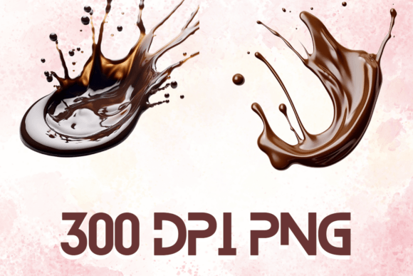 Chocolate Splash: Realistic Graphics 02
