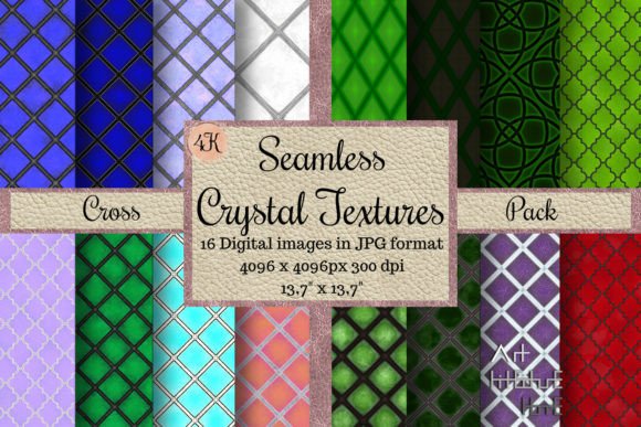 Crystal Clear Design: Seamless Cross Pack Textures