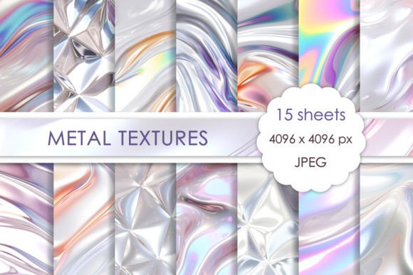Discover the Abstract Metallic Textures Collection