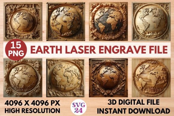 Earth Laser Engrave File: Your Key to Stunning 3D Projects