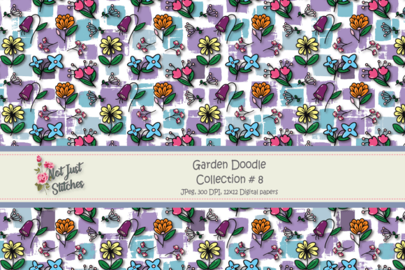 Garden Doodles Collection #8: A Whimsical Design Asset