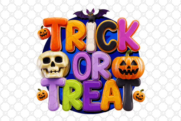 Halloween PNG: Trick or Treat Clipart for Creative Projects