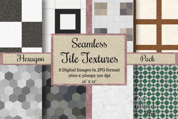 Premium Seamless Hexagon Tile Textures for Modern Design