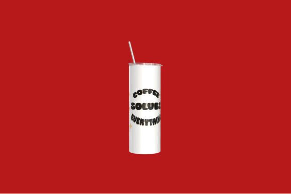 Retro Coffee Solves Everything SVG PNG