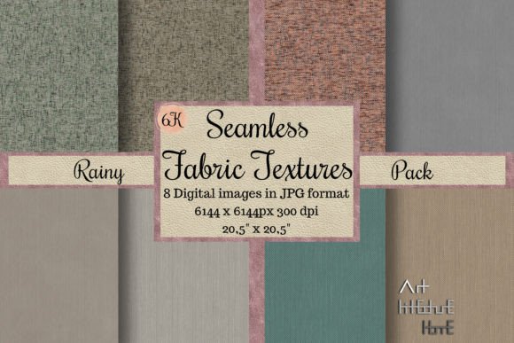 Seamless Fabric Textures: A Rainy Pack for Digital Design