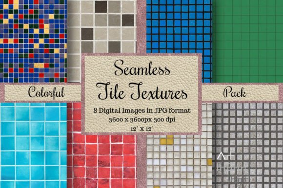 Seamless Tile Textures - Colorful Pack