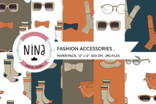 Stylish Fashion Digital Paper Pack for Creative Projects