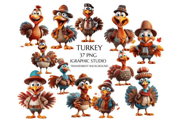Turkey Clipart, Thanksgiving Turkey PNG